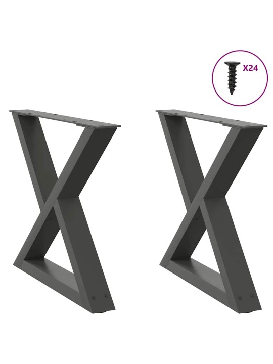 KOHVILAUA JALAD 2 TK, ANTRATSIITHALL, 60 X (42-43,3) CM, TERAS