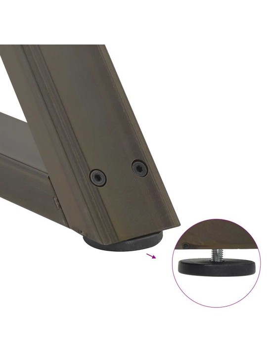 SÖÖGILAUA JALAD 2 TK, NATURAALNE TERAS, 50 X (72–73,3) CM, TERAS