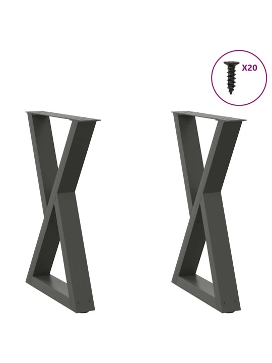 SÖÖGILAUA JALAD 2 TK, ANTRATSIITHALL, 60 X (72-73,3) CM, TERAS