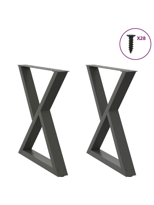 SÖÖGILAUA JALAD 2 TK, ANTRATSIITHALL, 80 X (72-73,3) CM, TERAS