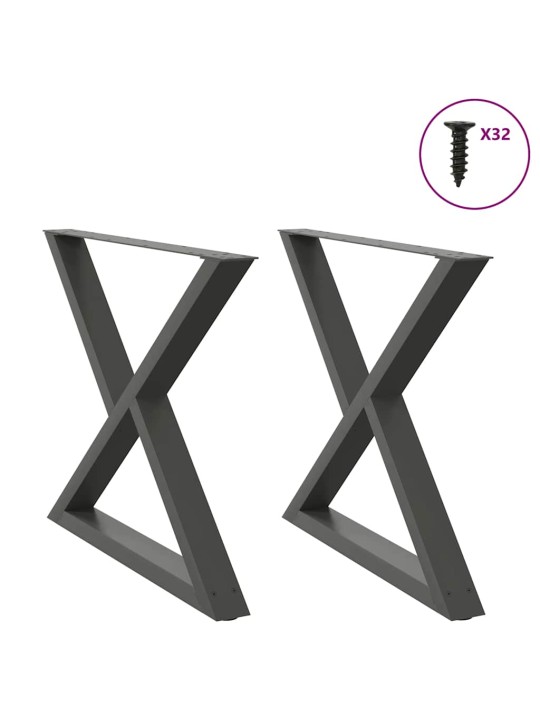 SÖÖGILAUA JALAD 2 TK, ANTRATSIITHALL, 90 X (72-73,3) CM, TERAS