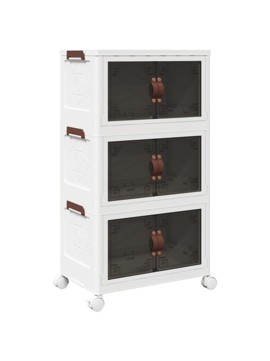 VIRNASTATAV RATASTEGA HOIUKAST 3-KORRUSELINE 28L 48,5X29,5X86CM