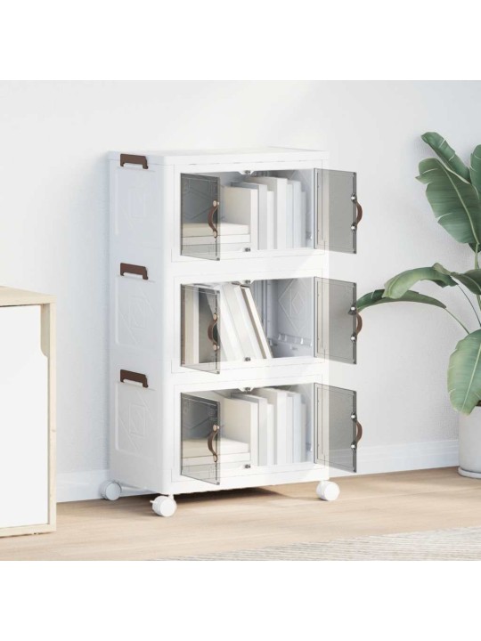 VIRNASTATAV RATASTEGA HOIUKAST 3-KORRUSELINE 28L 48,5X29,5X86CM