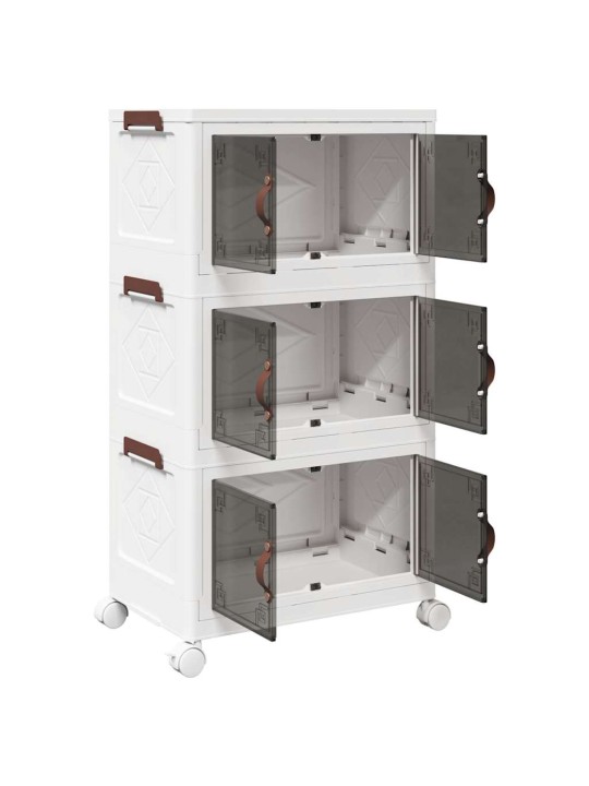 VIRNASTATAV RATASTEGA HOIUKAST 3-KORRUSELINE 28L 48,5X29,5X86CM