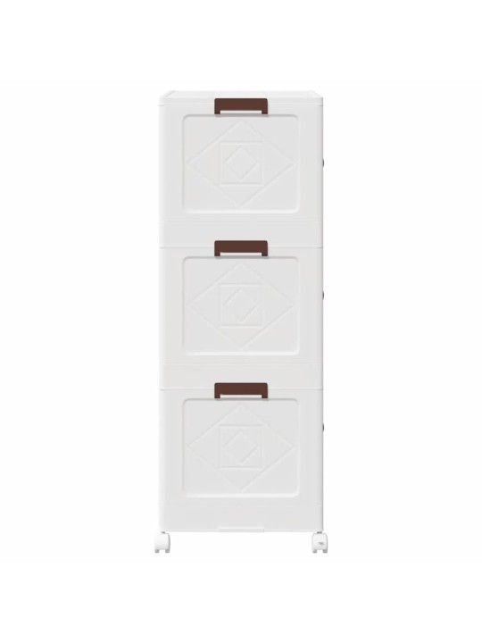 VIRNASTATAV RATASTEGA HOIUKAST 3ASTMELINE 75 L 64X39,5X110,5 CM