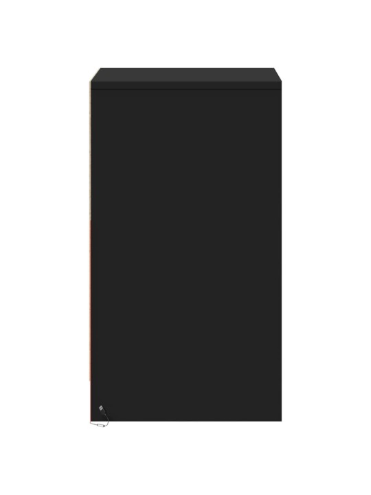 ÖÖKAPP LED-VALGUSTUSEGA, MUST, TEHISPUIT
