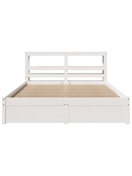 VOODIRAAM PEATSIGA ILMA MADRATSITA VALGE 140X190 CM
