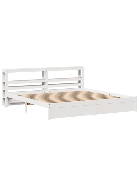VOODIRAAM PEATSIGA ILMA MADRATSITA VALGE 200X200 CM