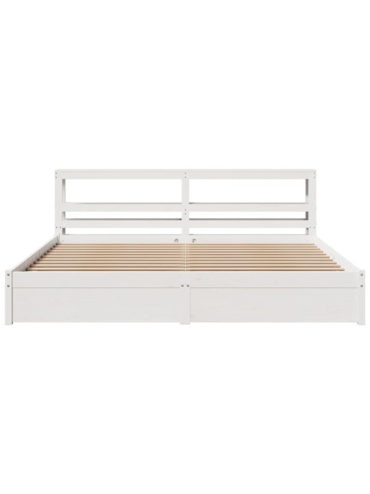VOODIRAAM PEATSIGA ILMA MADRATSITA VALGE 200X200 CM