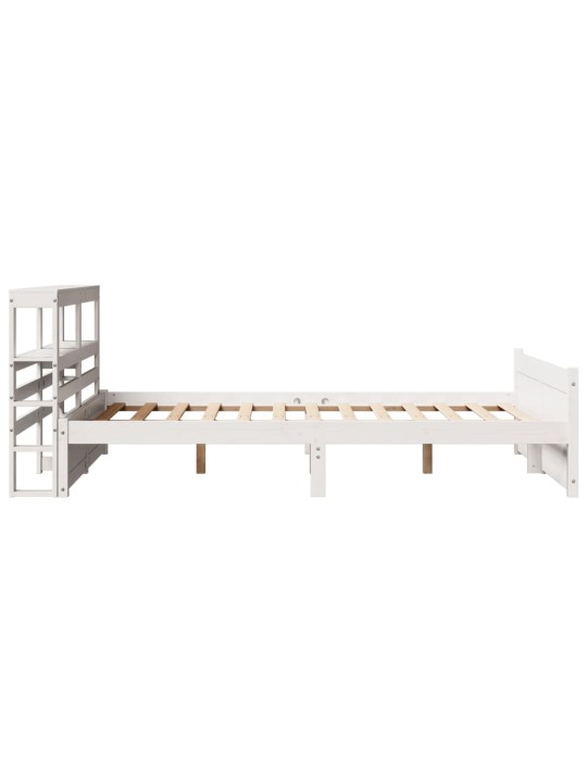VOODIRAAM PEATSIGA ILMA MADRATSITA VALGE 160X200 CM