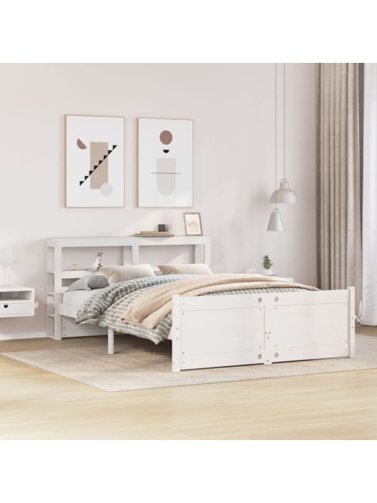 VOODIRAAM PEATSIGA ILMA MADRATSITA VALGE 160X200 CM
