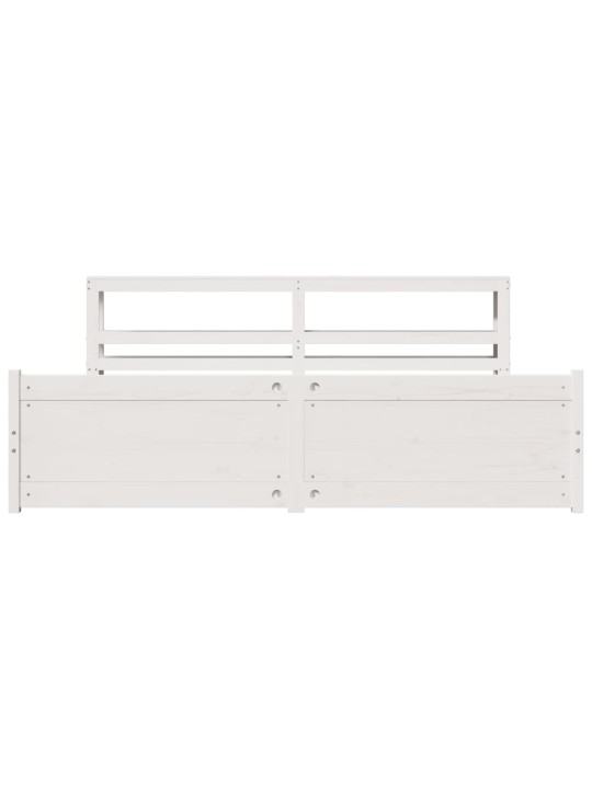 VOODIRAAM PEATSIGA ILMA MADRATSITA VALGE 200X200 CM