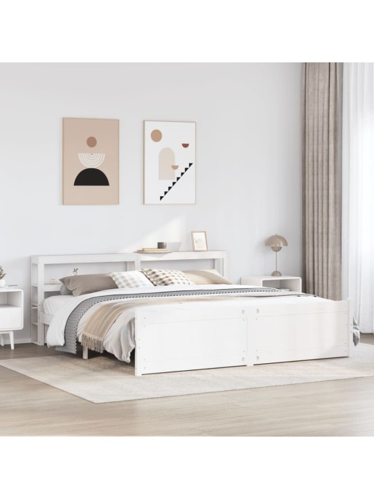 VOODIRAAM PEATSIGA ILMA MADRATSITA VALGE 200X200 CM