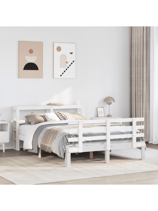 VOODIRAAM PEATSIGA ILMA MADRATSITA VALGE 160X200 CM