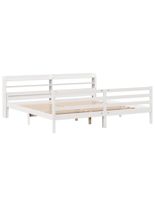VOODIRAAM PEATSIGA ILMA MADRATSITA VALGE 180X200 CM