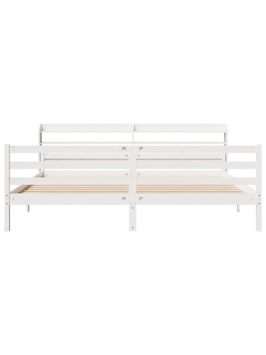 VOODIRAAM PEATSIGA ILMA MADRATSITA VALGE 180X200 CM