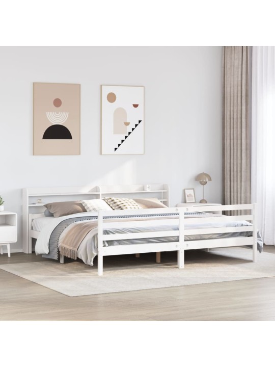 VOODIRAAM PEATSIGA ILMA MADRATSITA VALGE 180X200 CM
