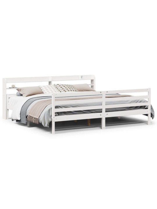 VOODIRAAM PEATSIGA ILMA MADRATSITA VALGE 200X200 CM