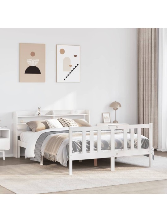 VOODIRAAM PEATSIGA ILMA MADRATSITA VALGE 160X200 CM