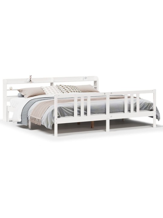VOODIRAAM PEATSIGA ILMA MADRATSITA VALGE 200X200 CM