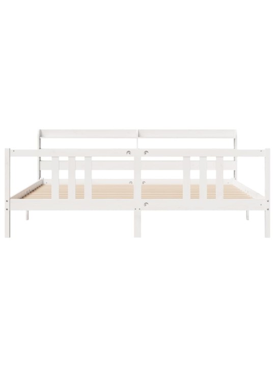 VOODIRAAM PEATSIGA ILMA MADRATSITA VALGE 200X200 CM
