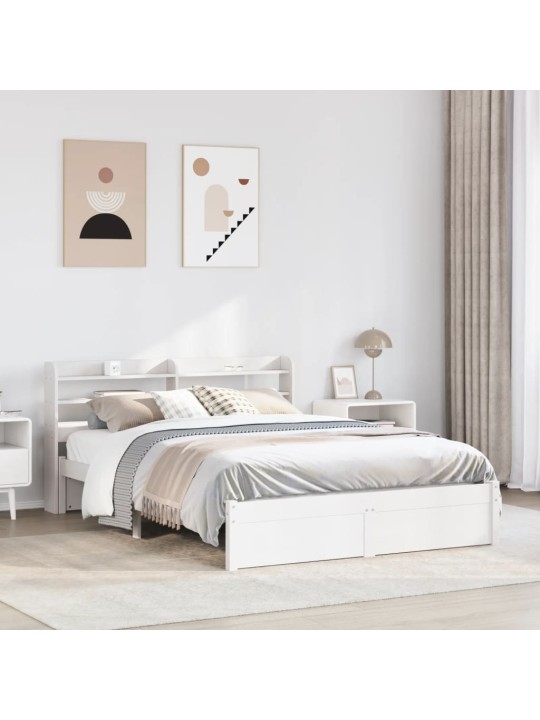 VOODIRAAM PEATSIGA ILMA MADRATSITA VALGE 140X190 CM