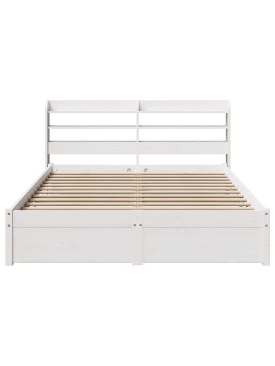 VOODIRAAM PEATSIGA ILMA MADRATSITA VALGE 160X200 CM