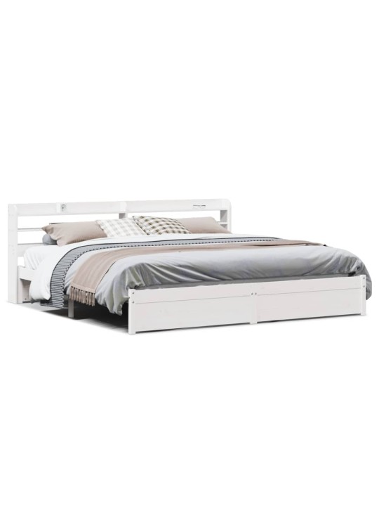 VOODIRAAM PEATSIGA ILMA MADRATSITA VALGE 200X200 CM