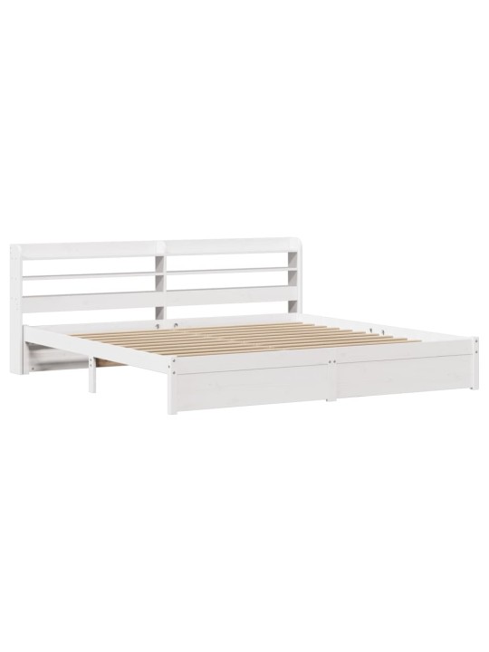 VOODIRAAM PEATSIGA ILMA MADRATSITA VALGE 200X200 CM