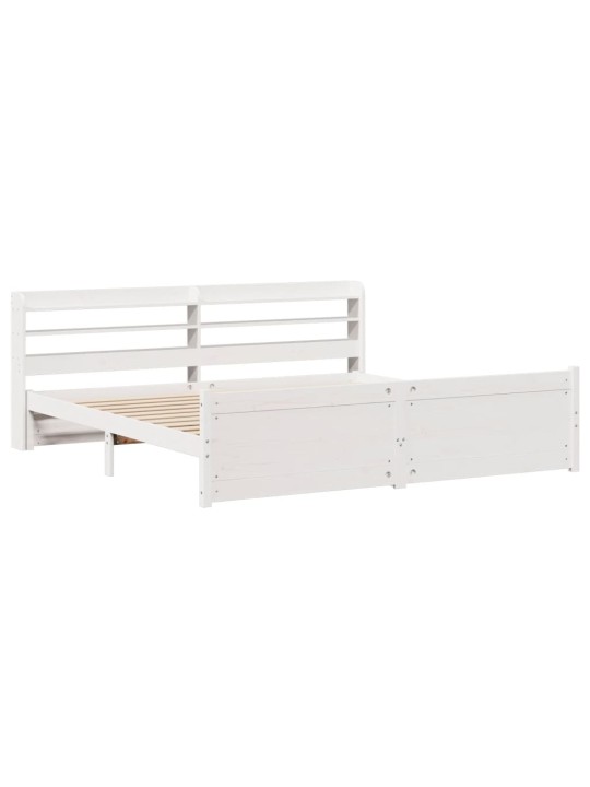 VOODIRAAM PEATSIGA ILMA MADRATSITA VALGE 180X200 CM