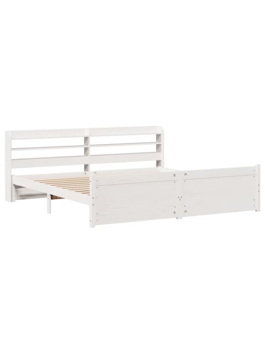 VOODIRAAM PEATSIGA ILMA MADRATSITA VALGE 200X200 CM
