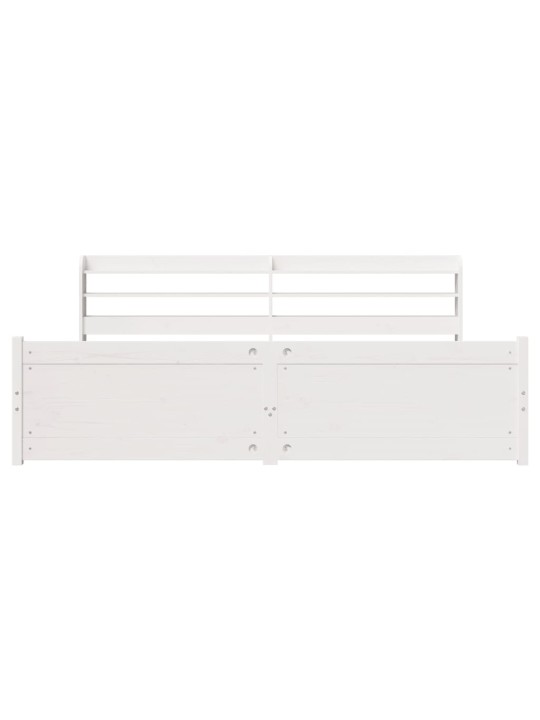 VOODIRAAM PEATSIGA ILMA MADRATSITA VALGE 200X200 CM