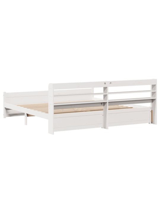 VOODIRAAM PEATSIGA ILMA MADRATSITA VALGE 200X200 CM