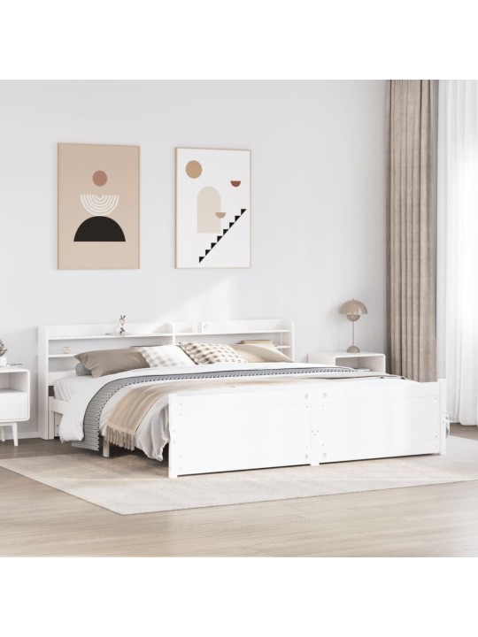 VOODIRAAM PEATSIGA ILMA MADRATSITA VALGE 200X200 CM