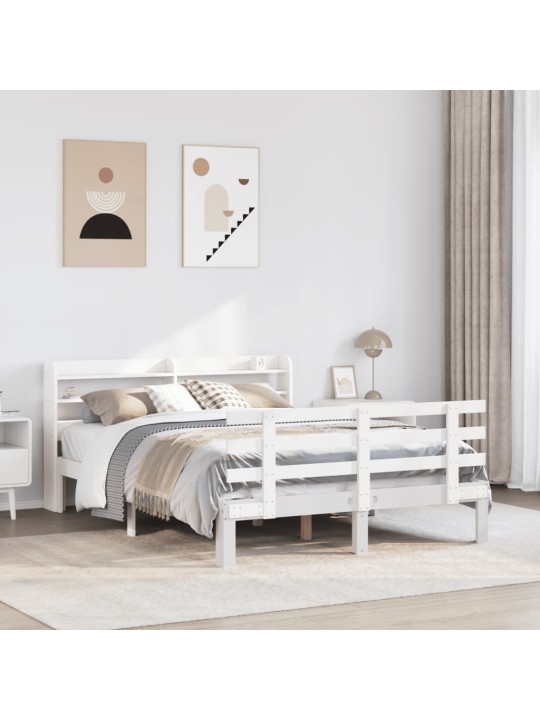 VOODIRAAM PEATSIGA ILMA MADRATSITA VALGE 160X200 CM