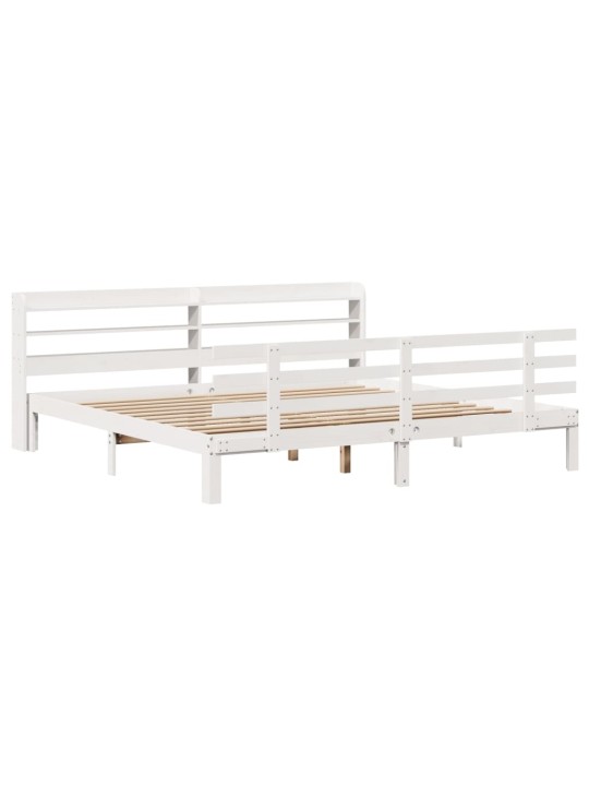 VOODIRAAM PEATSIGA ILMA MADRATSITA VALGE 180X200 CM