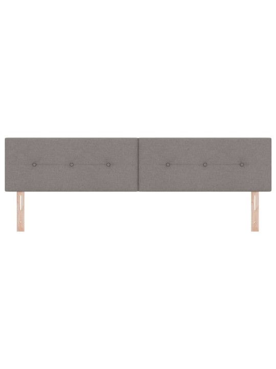 Voodipeats LED tuledega pruunikashall 200 cm kangas