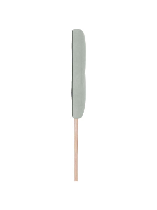 Voodipeats LED tuledega helehall 100 cm samet