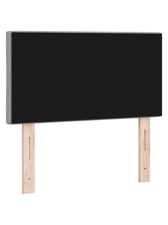 Voodipeats LED tuledega helehall 80 cm kangas