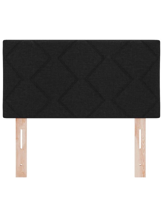 Voodipeats LED tuledega reguleeritav must 80 cm kangas