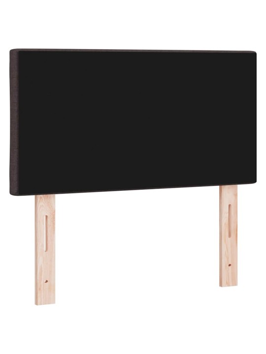Voodipeats LED tuledega reguleeritav pruun 80 cm kangas