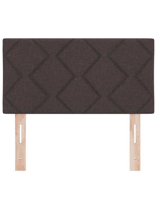 Voodipeats LED tuledega reguleeritav pruun 80 cm kangas