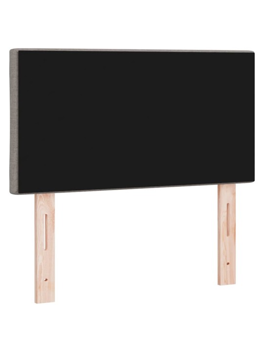 Voodipeats LED tuledega pruunikashall 80 cm kangas