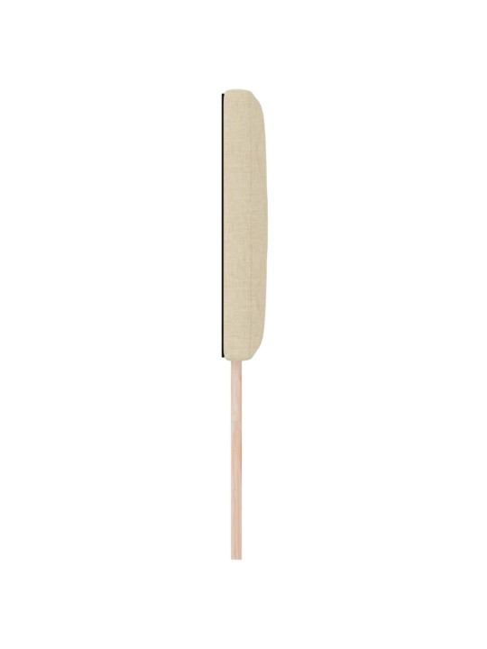 Voodipeats LED tuledega reguleeritav kreemjas 80 cm kangas