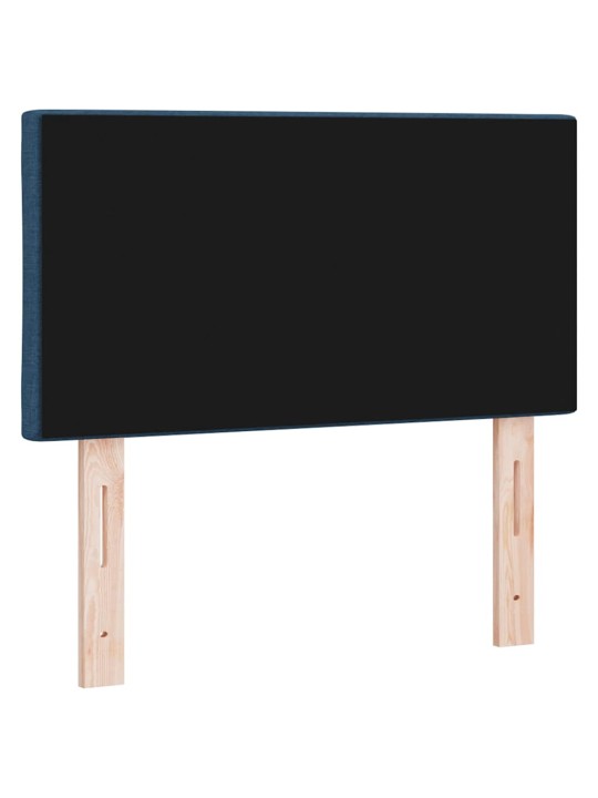 Voodipeats LED tuledega reguleeritav sinine 180 cm kangas