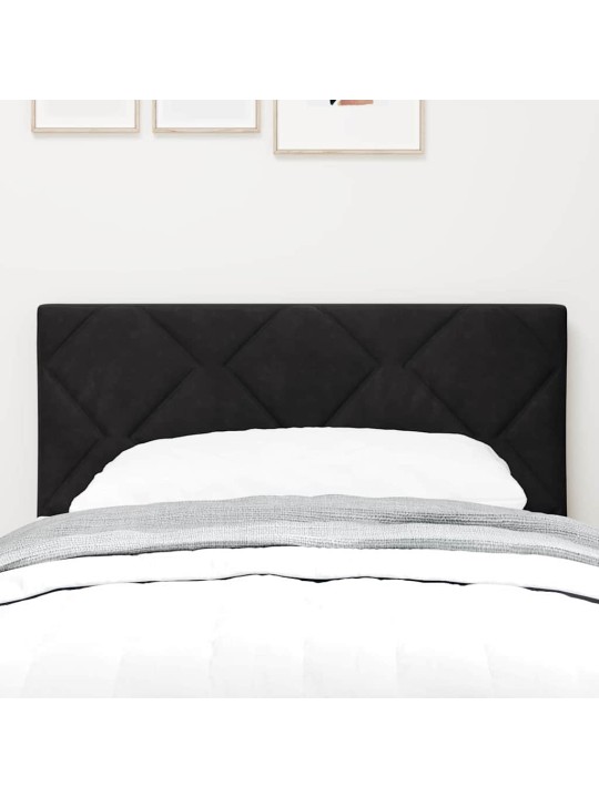 Led peaplaat led -ribatuledega geometric peaga must 80 cm samet