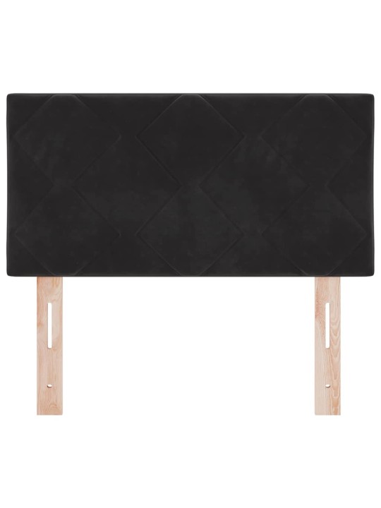 Led peaplaat led -ribatuledega geometric peaga must 80 cm samet