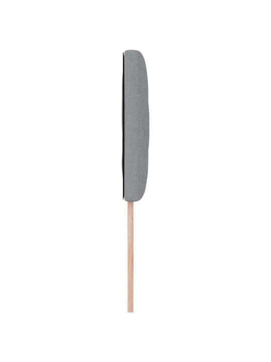 Voodipeats LED tuledega helehall 90 cm kangas