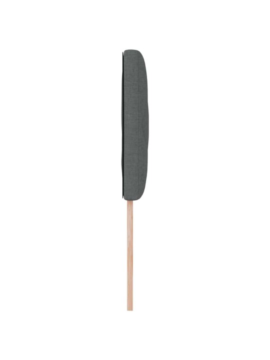 Voodipeats LED tuledega reguleeritav hall 90 cm kangas