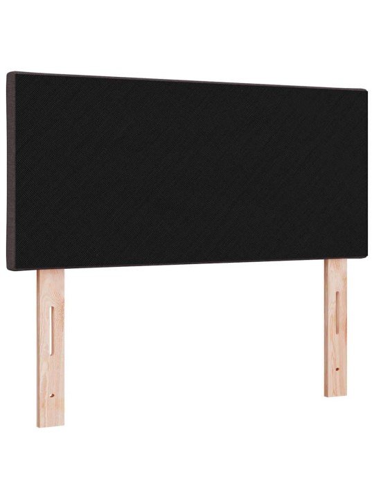 Voodipeats LED tuledega reguleeritav pruun 90 cm kangas